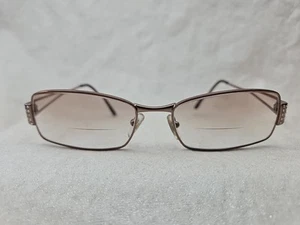 Versace Eyeglasses Frames 1117B 1013 Bronze with Crystals 53 17 135 Italy - Picture 1 of 7