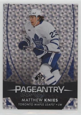 2023-24 SP Authentic Pageantry Matthew Knies #P-64 Rookie RC - Image 1 of 2