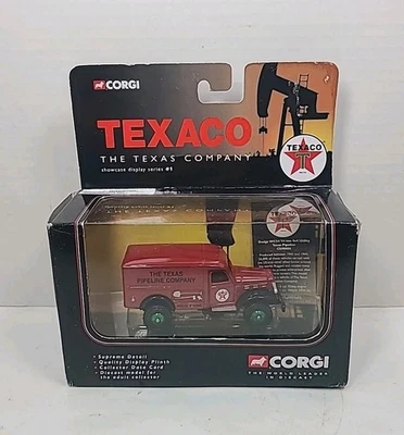 Corgi Texaco Dodge 4x4 Utility Texas Pipeline Diecast 2001 NOS - Image 1 of 4