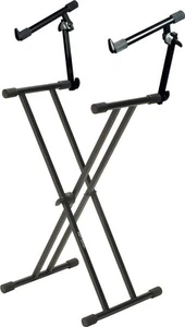 Quik Lok T22 Supporto Tastiera Doppio Livello a X Regolabile con Telaio Rinfo... - Foto 1 di 2
