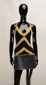 Top Coqueta Vintage Tejido Crochet Cuentas Y2K Talla S? - Imagen 1 de 8