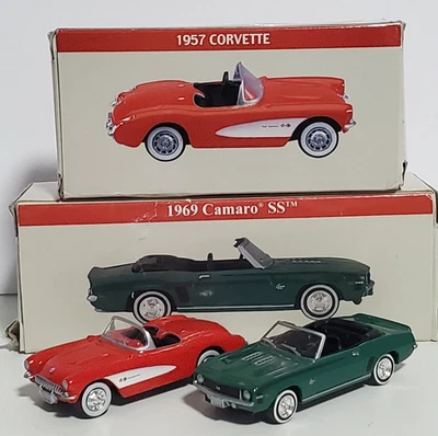 One 1969 CamaroSS &One 1957 Corvette 1/64 压铸 2001 年读者文摘促销 — 第 1/4 张图片