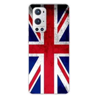 Coque en silicone imprimée compatible OnePlus 9 Pro 5G Drapeau Angleterre - Photo 1/4