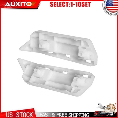 Soporte espaciador parachoques delantero derecho + derecho Honda Odyssey 2005-2010 ajuste blanco 2-20X Foto 1 de 4