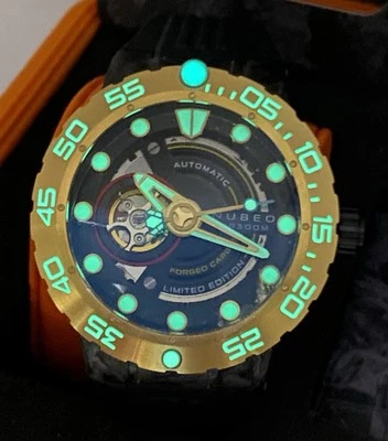 NUBEO CHANCE AUTOMÁTICO NEGRO CARBONO•CAJA Y ESFERA DE FIBRA DE CARBONO•NB-6085-01 Foto 1 de 4