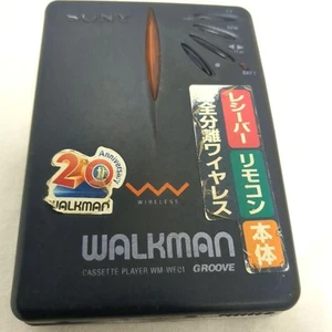 SONY WM-WE01 20th Anniversary Model Cassette Walkman Belt Rare From Japan - Picture 1 of 11