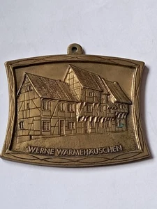 Werne Kr Unna NRW Plakette ohne Jahr Wärmehäuschen unedel ohne Herstellerangabe - Bild 1 von 2