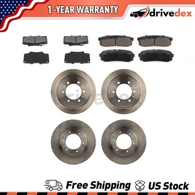 前后转子陶瓷刹车片适用于 1993 1994 年 1995 年丰田陆地巡洋舰_DV — 第 1/4 张图片