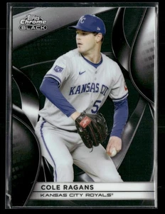 2025 Topps Chrome Black #70 Cole Ragans Kansas City Royals - Picture 1 of 2