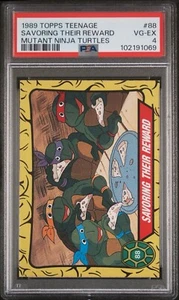 1989 Topps Teenage Mutant Ninja Turtles #88 PSA Graded - Picture 1 of 2