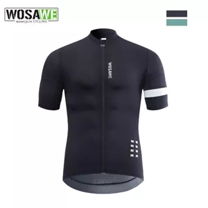 WOSAWE Bike Trikot Radsport Trikot Kurzarm Herren Fahrrad T-Shirt Rennrad Tops - Bild 1 von 18