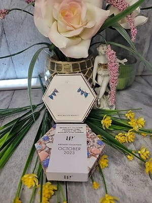 PENDIENTES BOMB PARTY 🎈RBP6583*FELICIDAD ENCONTRADA L/ÓPALDA CULTIVADA/RODIO Foto 1 de 4