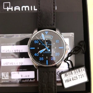 HAMILTON WATCH KAHKI AVIATION H64625131 Automatic Stainless steel Men's - Picture 1 of 8