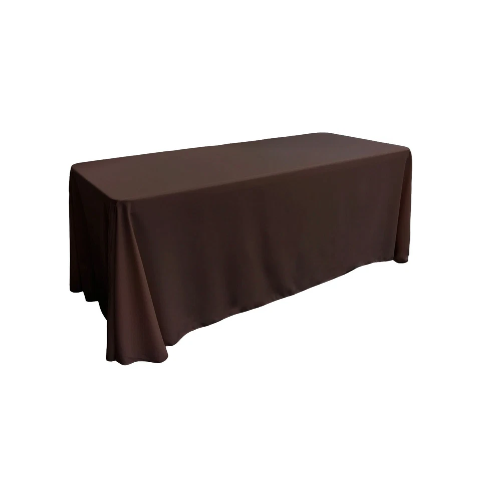 LA Linen Polyester Poplin Rectangular Tablecloth, 90 by 156-Inch.  Made in USA - Image 1 of 1