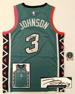 A Keldon Johnson Signed Jersey San Antonio Spurs Beckett BAS 2 COA - Picture 1 of 1
