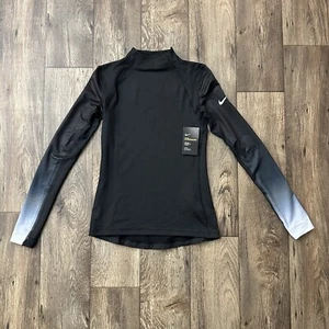 Camiseta de entrenamiento NIKE PRO Hyperwarm manga larga negra para mujer talla M - Imagen 1 de 10