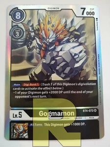 Gogmamon ® BT4-072 SR ® Super Rare Foil ® Digimon ® English - Picture 1 of 1