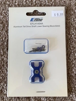 E-flite Aluminum Tail Drive Shaft Lower Bearing Block for Blade 400 EFLH1454A - Image 1 of 3