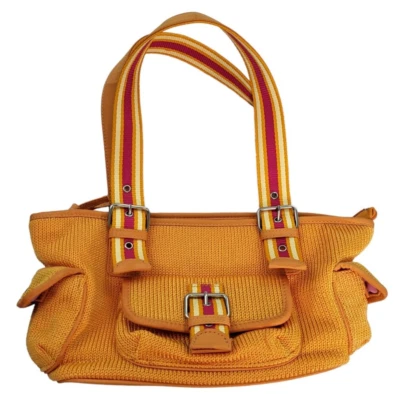 Bolso de Mano Pequeño de Hombro The Sak Y2K Bolso Baguette Hebillas Bolsillos Poliéster Naranja Foto 1 de 4