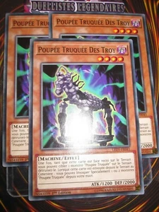 YU-GI-OH! PLAYSET (LOT DE 3) POUPEE TRUQUEE DES TROY LED5-FR041 NEUF EDITION 1 - Picture 1 of 1