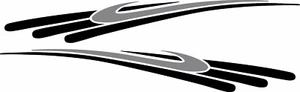 Tribal Decals Racing Flames Vehicle Car Truck Kart Boat Graphics Stickers 50" - Picture 1 of 1
