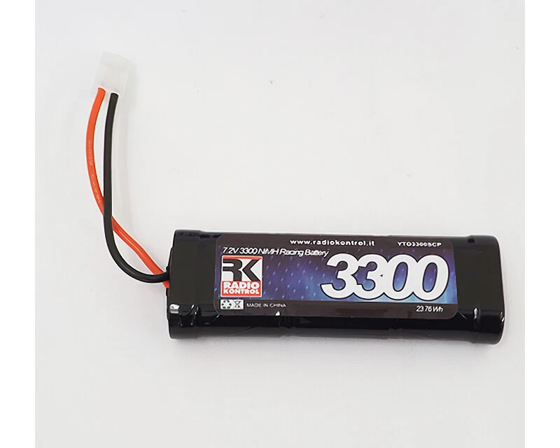 Radiokontrol YTO3300SCP Batteria NiMH 7,2V 3300mAh x 1:8/1:10 modellismo - Immagine 1 di 2