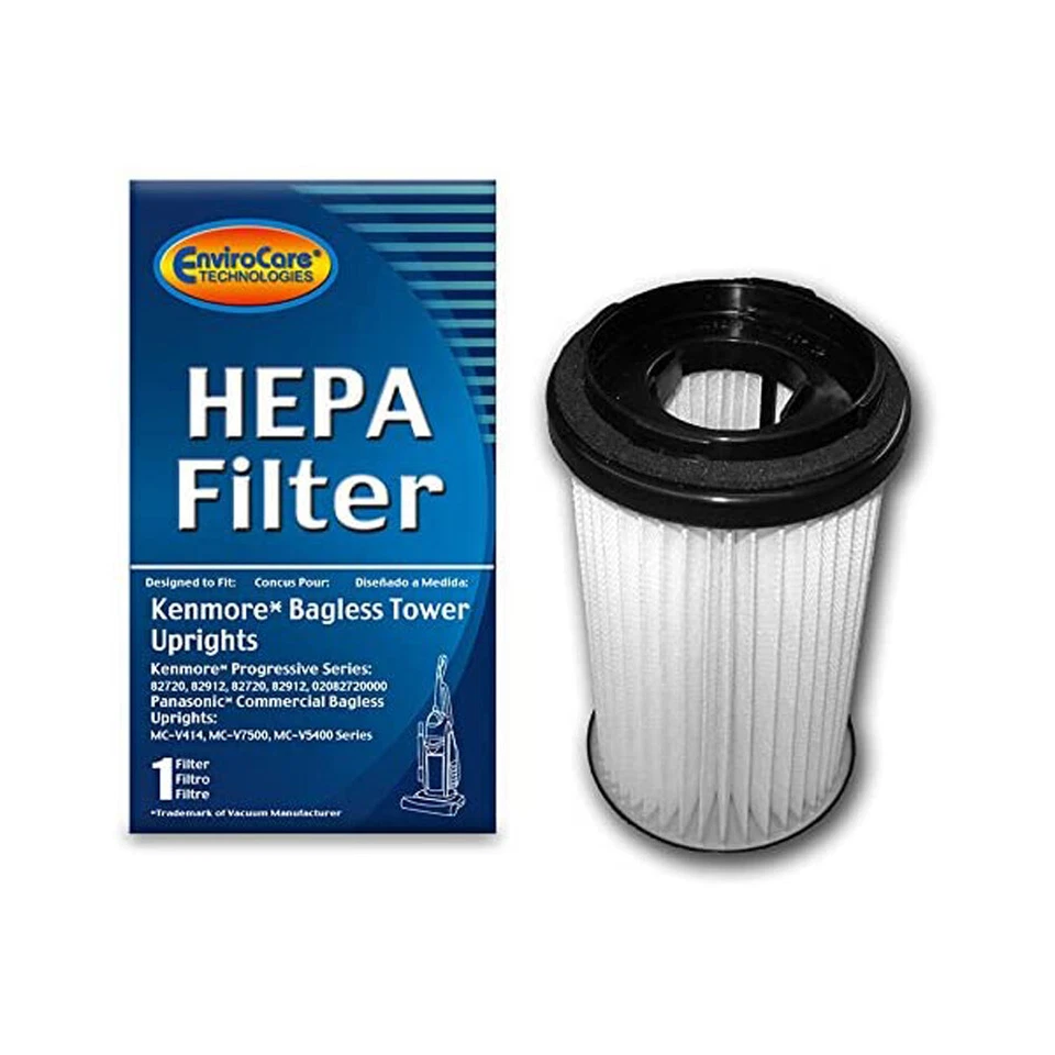 Compatível com filtro de vácuo EnviroCare DCF1 DCF2 HEPA torre de alergia 82720 20 82912 - Imagem 1 de 1