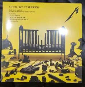 Chicago Metallica Pop Up Store 72 Seasons Album Orange Splatter Vinyl Sealed - Picture 1 of 3