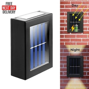 8x Super Bright Solar Powered Door Fence Wall Lights Led Outdoor Garden Lamp - Picture 1 of 16