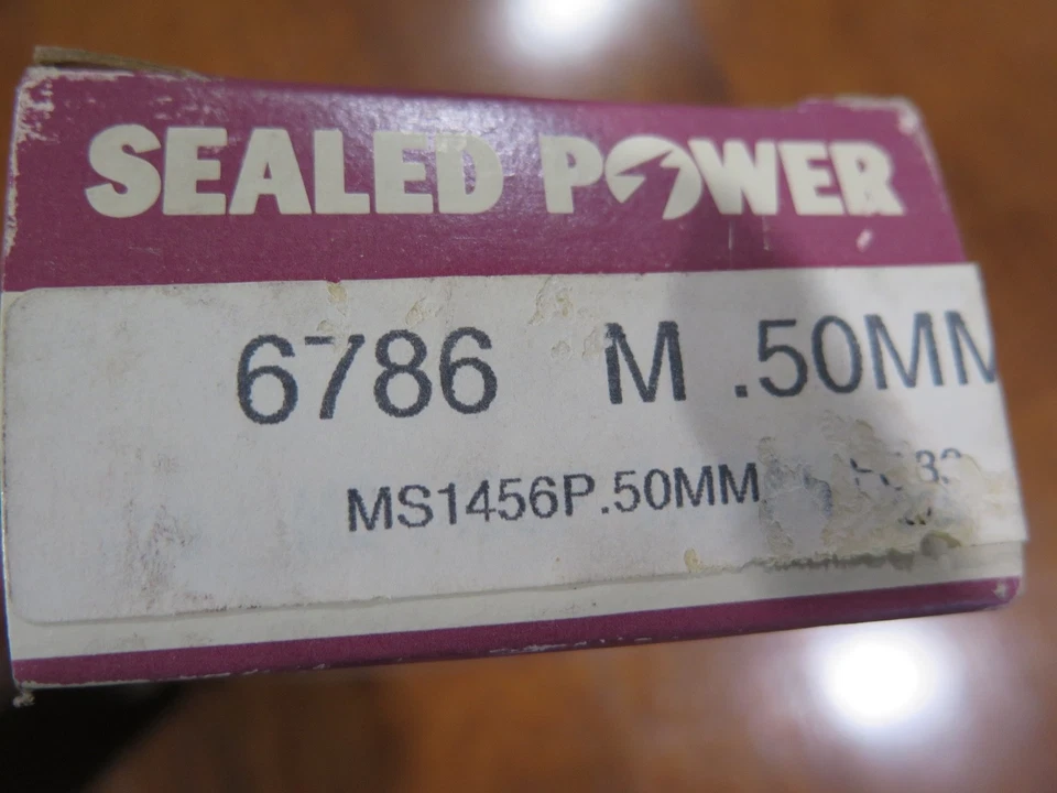 Juego de cojinetes principales del cigüeñal del motor potencia sellada 6786M .50MM NOS (3A1-5) Foto 1 de 2