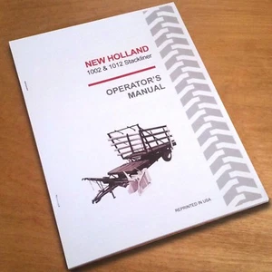 New Holland 1002 1012 Bale Wagon Operator's Owners Book Guide Manual NH - Picture 1 of 5