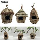 Extra Durable Bird Cage Bird House Hand-woven Straw Hanging High Quality