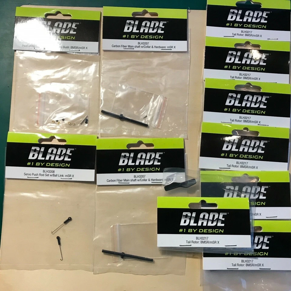 Blade mSR/mSR X Heli Ersatzteil Konvolut BLH32xx  **11 Teile Set P25 - Bild 1 von 4