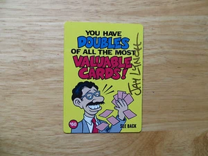 2014 60TH PHILLY NON-SPORT CARD SHOW METAL PROMO 22 OF 100 SIGNED JAY LYNCH POA - Picture 1 of 2