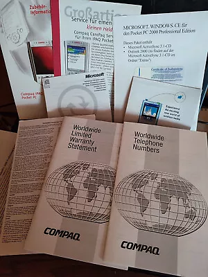 Zubehör Compaq IPaq, Windows CE Lizenz, Handbücher etc. - Bild 1 von 3