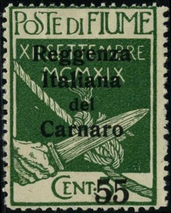 Italien 1920 Briefmarken Fiume MH Sas 142 PS 26,40 $ 181110158 - Bild 1 von 1