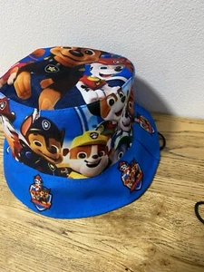 Boys Kids NEW PAW PATROL blue bucket hat Toggle Ages 2 -4 Years - Picture 1 of 4