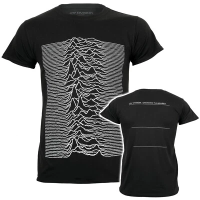 Official Joy Division T Shirt Unknown Pleasures New Order Factory S To 5XL Blk - Image 1 of 4