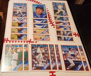 (23) 1988 Topps Chicago Cubs w/Jerry Mumphrey, Jamie Moyer, Sundberg & More 