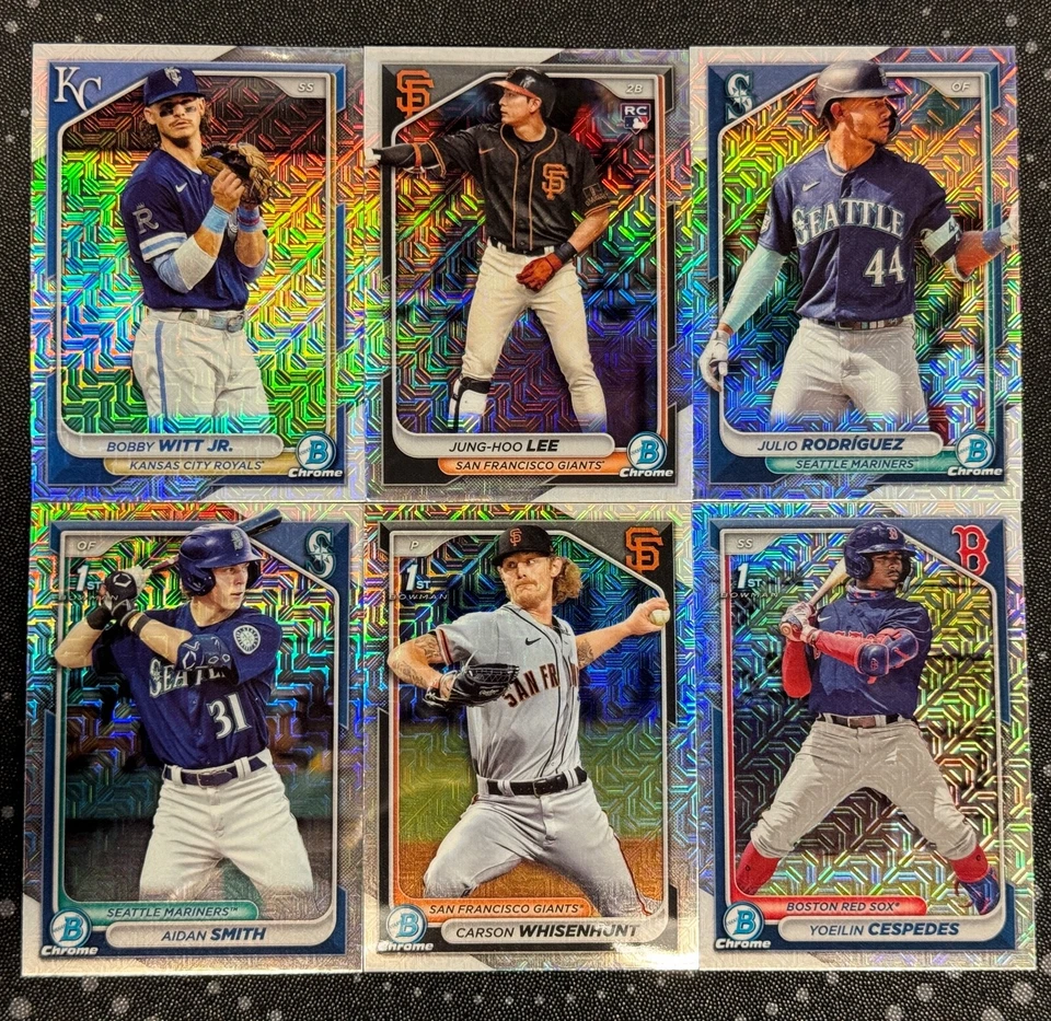 2024 Bowman Mega Box Mojo Refractors You Pick Complete Your Set Prospect Inserts - Image 1 of 1