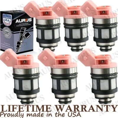 6 OEM AURUS NEW Fuel Injector for 1990-1995 Nissan D21 Quest Mercury 3.0L JS20-1 - Image 1 of 4