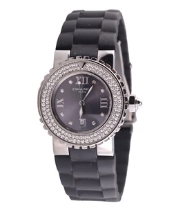Chaumet Etanche 100 Diamond Steel Watch W17229-33G $17400 - Picture 1 of 4