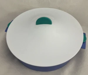 3 Piece TupTupperware Microwave Micro Vegetable Steamer 3066A-Pre Owned - Picture 1 of 2