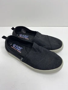 Bob’s From Skechers Memory Foam Black Slip On Shoes Womens 7.5 - Picture 1 of 6