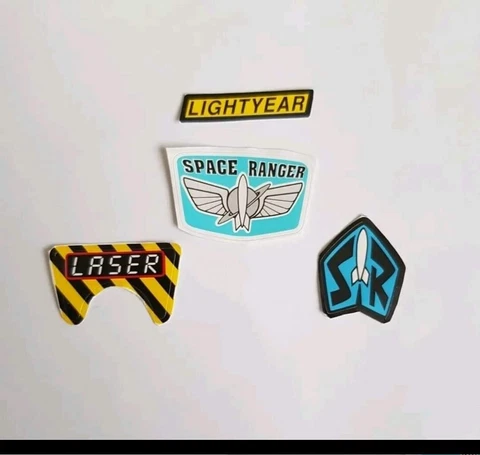 Buzz Lightyear Replacement Sticker Set BEST QUALITY Cover