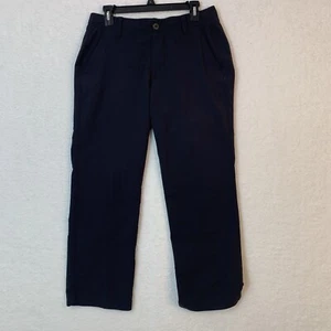 Under Armour Mens Golf Pants Match Play 32 X 27 Performance Black Flat Front Zip - Picture 1 of 16