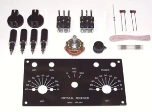 HI-PERFORM - DOUBLE TUNED PPE- CR-1 crystal radio MW AM receiver unbuilt kit set - Picture 1 of 4
