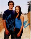 TOM WELLING and KRISTIN KREUK Signed 8x10 SMALLVILLE SUPERMAN Photo