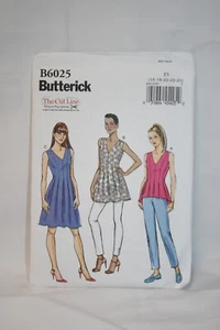 Modello da cucito Butterick B6025 - Tunica e abito mancanti - taglia 16-24 - Foto 1 di 2