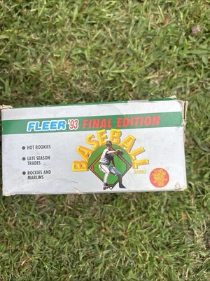 Juego de 310 tarjetas de béisbol Fleer 1993 edición final - caja Foto 1 de 4